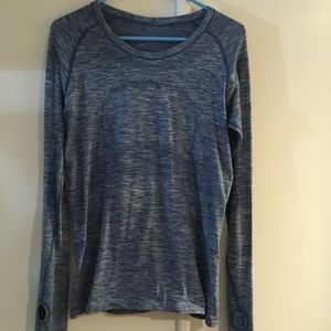 Lululemon blue swiftly long sleeve